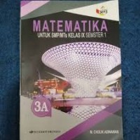 Image of Matematika 3A; Untuk Kelas 3 SMU Tengah Tahun Pertama